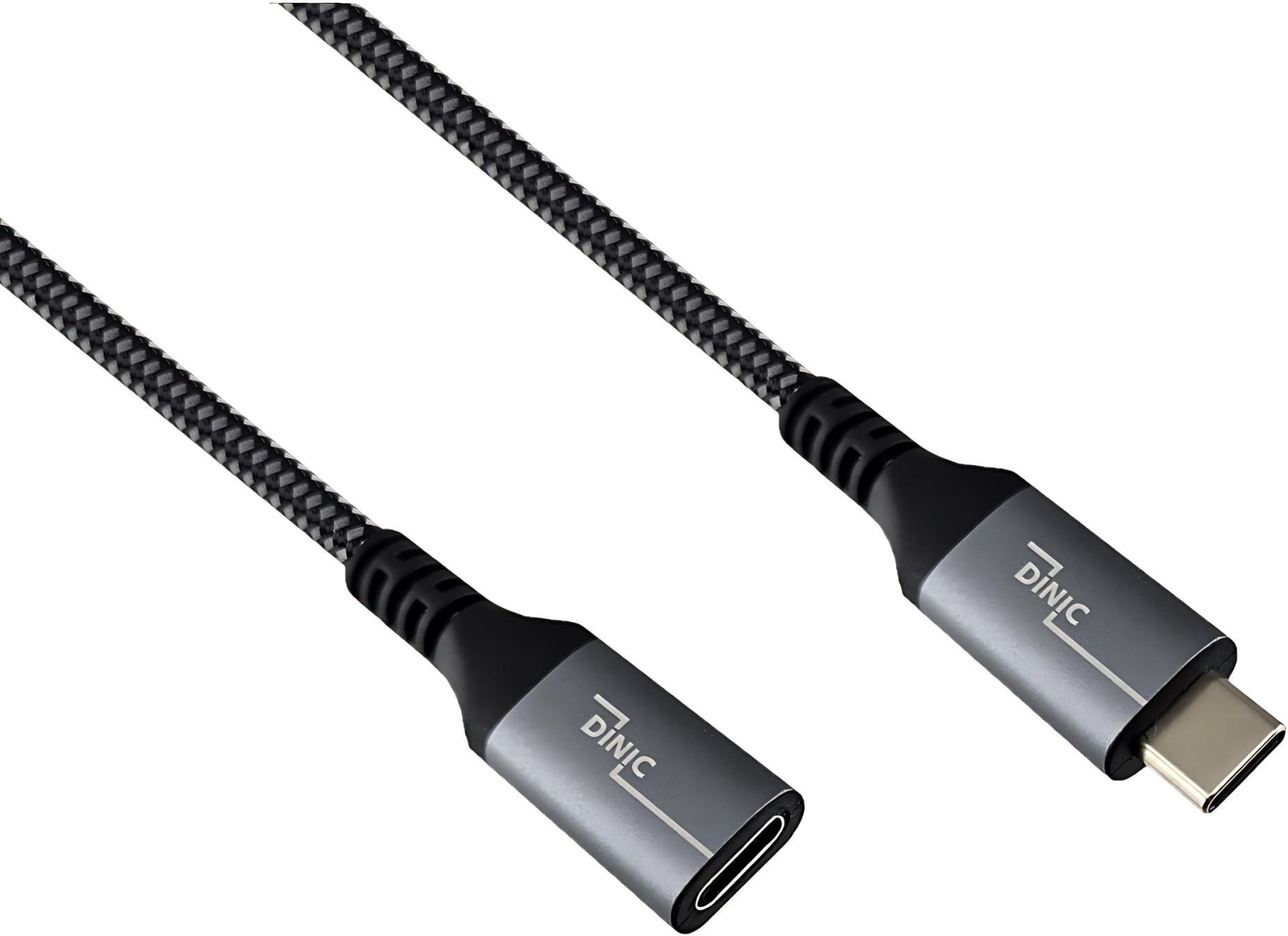 USB 4.0 Verlängerung, 240W PD, 40Gbps, Typ C auf C, schwarz, 1m