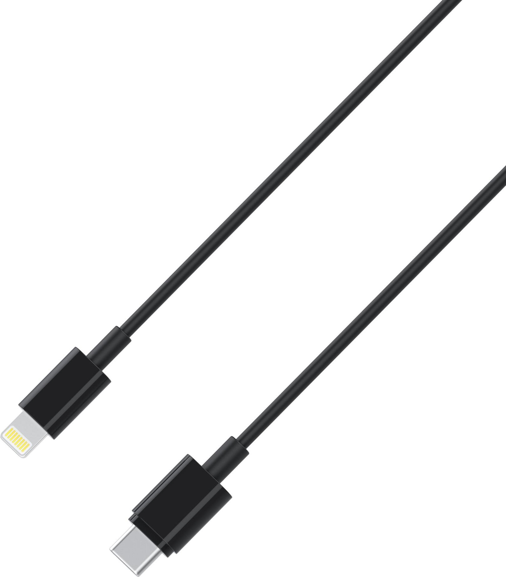 PREMIUM USB-C auf Lightning Kabel MFI-zertifiziert Schwarz 1 m