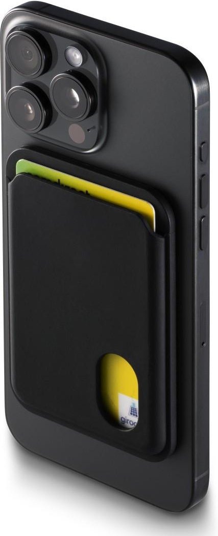 Kartenetui "Fantastic Feel" für iPhone 12/13/14/15/16, für MagSafe, Schwarz (00123773)