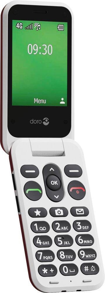 Doro Leva E30, Rot/Weiß Handy