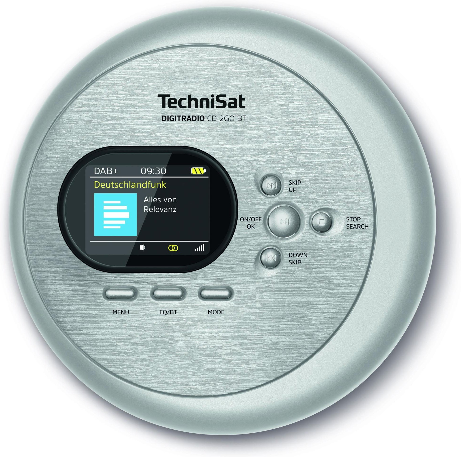 DIGITRADIO CD 2GO BT silber Disc-Man