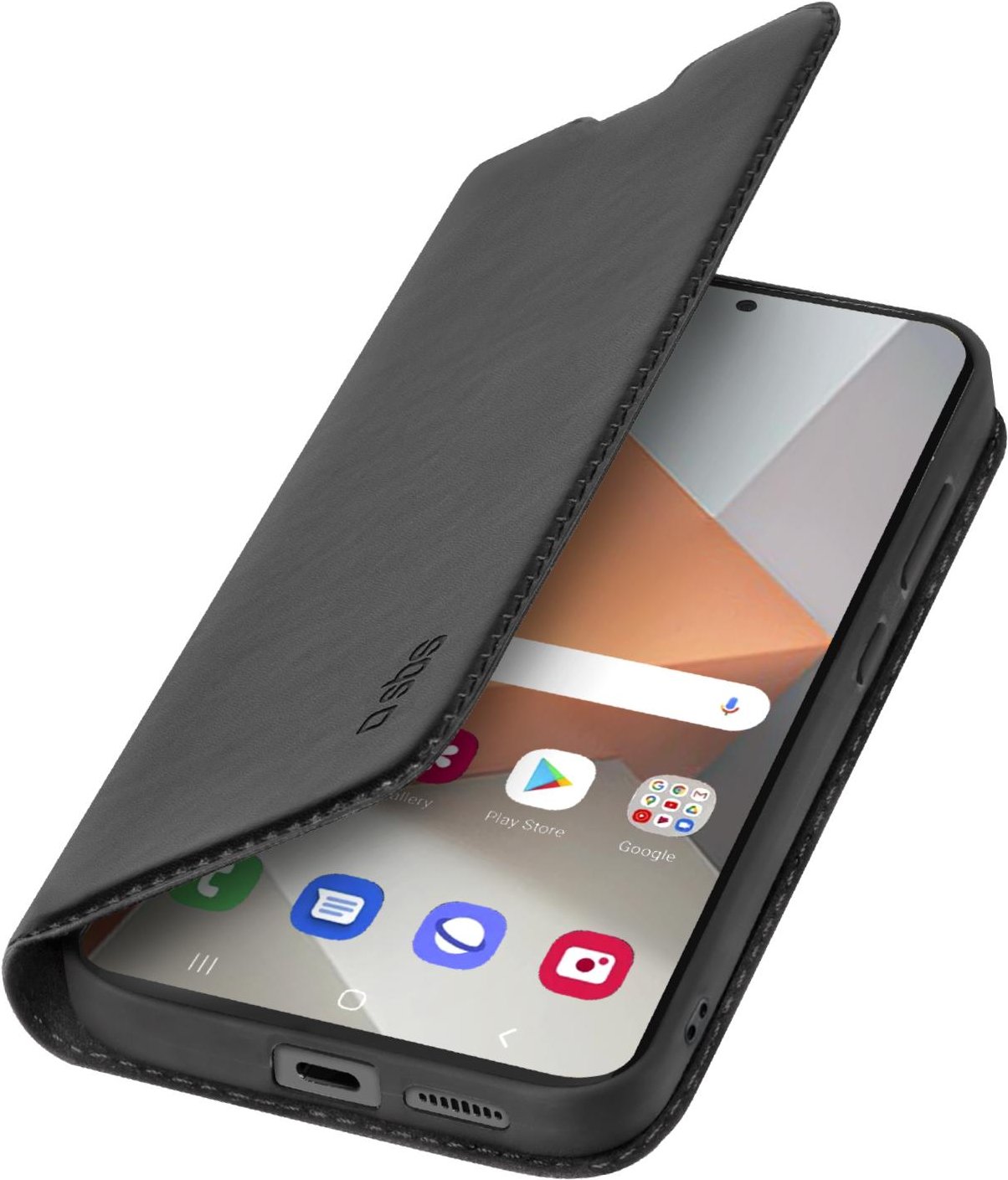 Bookcase Wallet Lite-Hülle für Xiaomi Redmi Note 13 Pro+ 5G, Schwarz