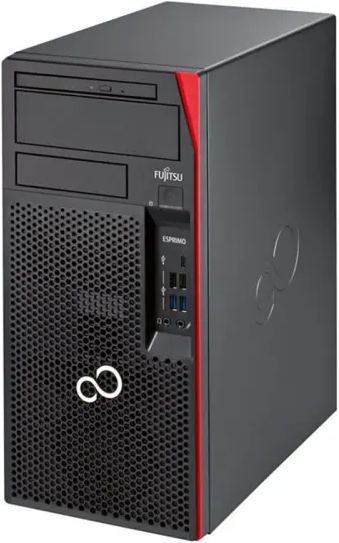 Fujitsu Esprimo P958 MT, Schwarz, Intel Core i5-8600, 16 GB, 1 TB SSD, Intel UHD 630, Refurbished