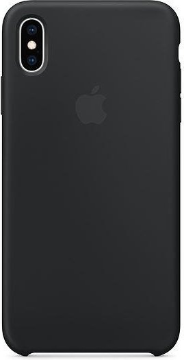 Thumbnail - iPhone Xs Max Silikon Case – Schwarz Handyhülle