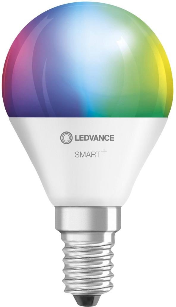 Smarte LED-Lampe WiFi, Tropfen, 5W ersetzt 40W, E14, RGBW, matt (00217489)