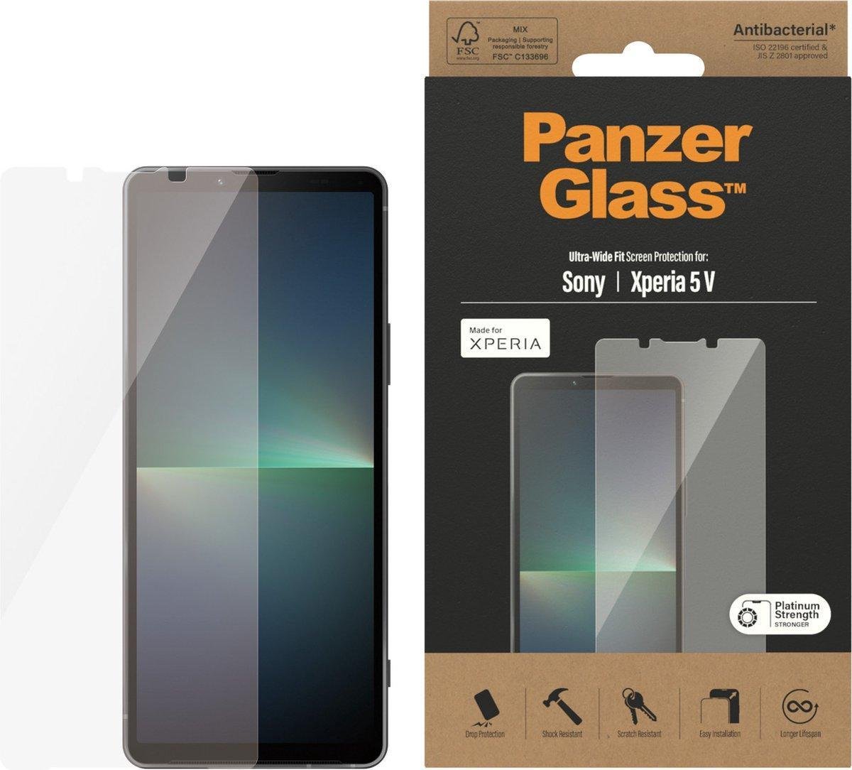 ScreenPro Schutzglas für Sony Xperia 5 V, Ultra Wide Fit