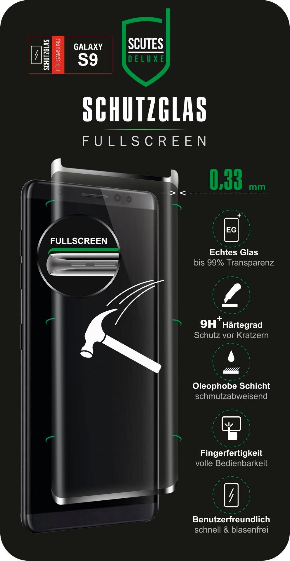 3D Schutzglas schwarz S9