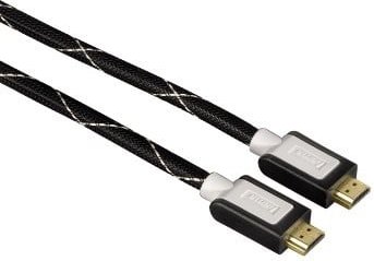 High Speed HDMI™-Kabel, St. - St., Ethernet, Gewebe, vergoldet, 1,5 m (00030113)
