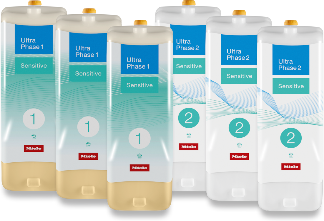 Set 6 UltraPhase Sensitive VC Miele UltraPhase 1 und 2 Sensitive Waschmittel