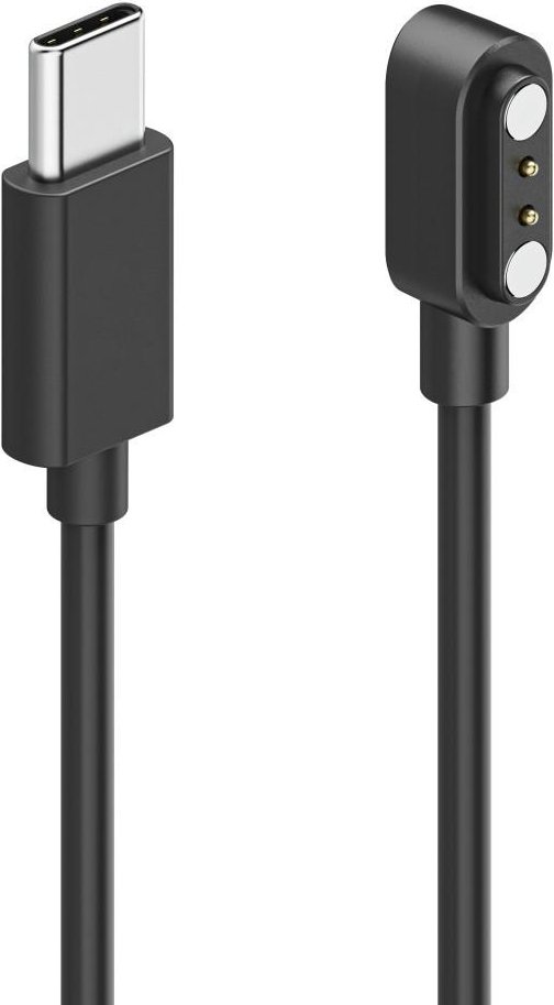 Ladekabel für Hama Smartwatches, mit Magnetic Charge, USB-C, 60 cm, Schwarz (00178638)