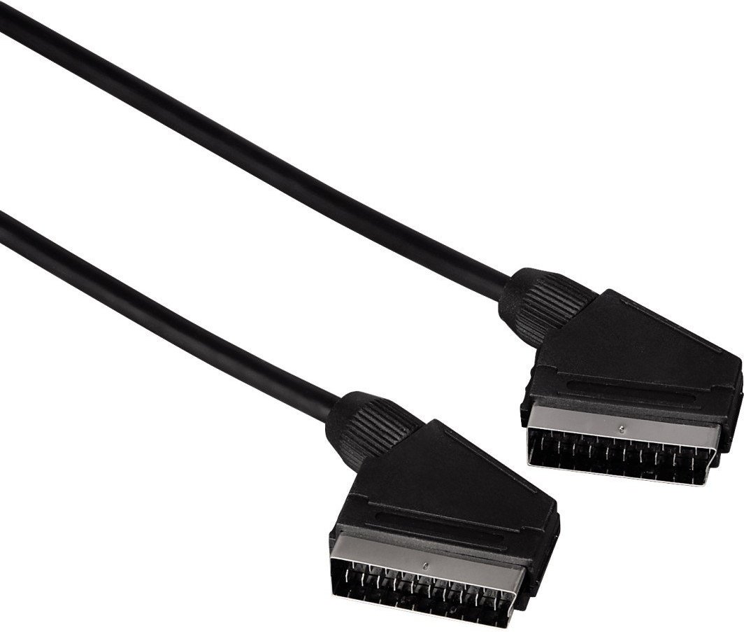 Scart-Verbindungskabel Stecker - Stecker, 1,5 m, Schwarz (00011951)