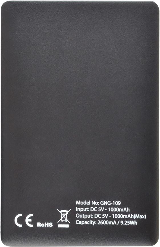 Powerbank 2.600-mAh schwarz