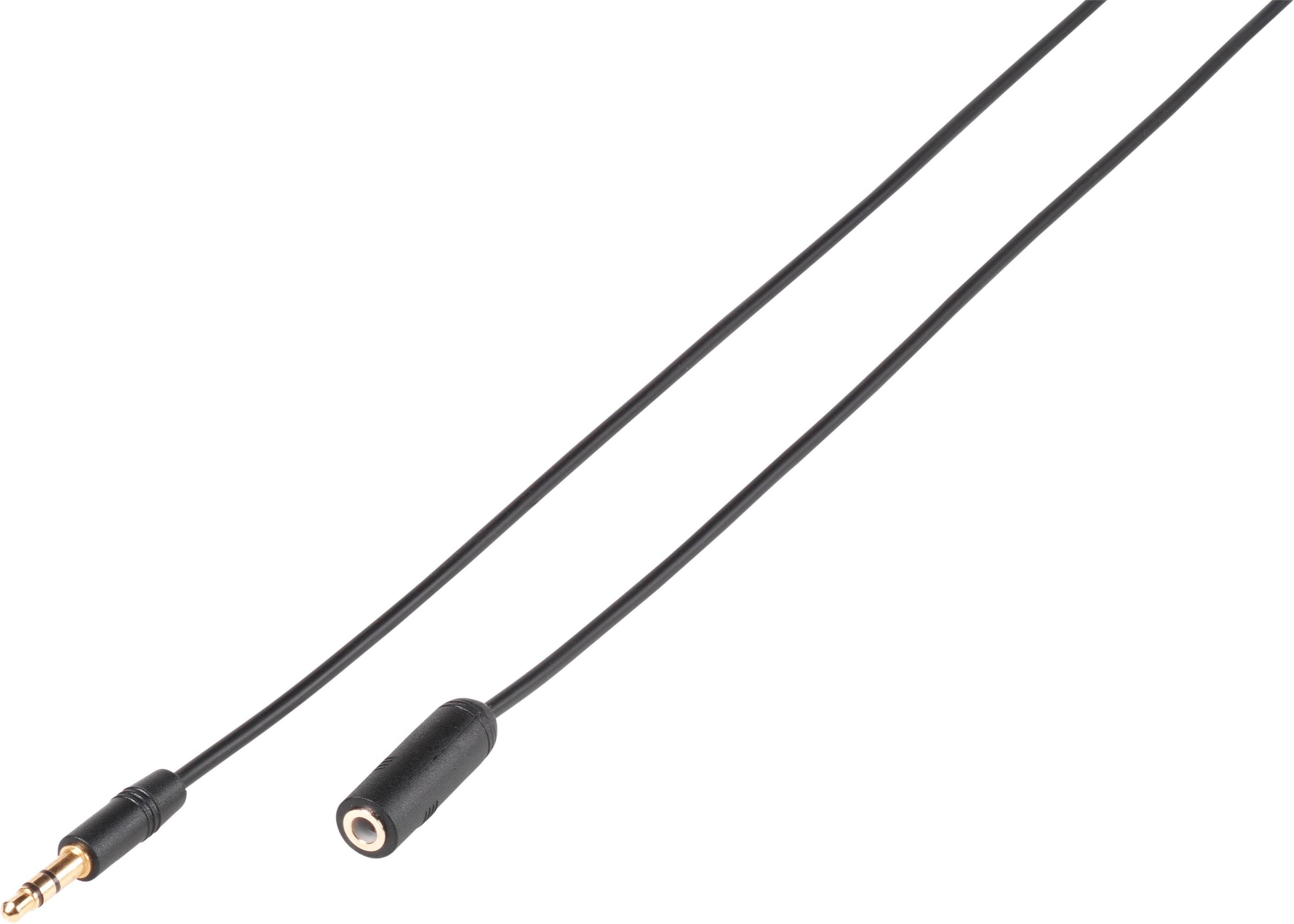Connect Stereo-Audio-Verlängerung 3.5 mm, 1m (60589)