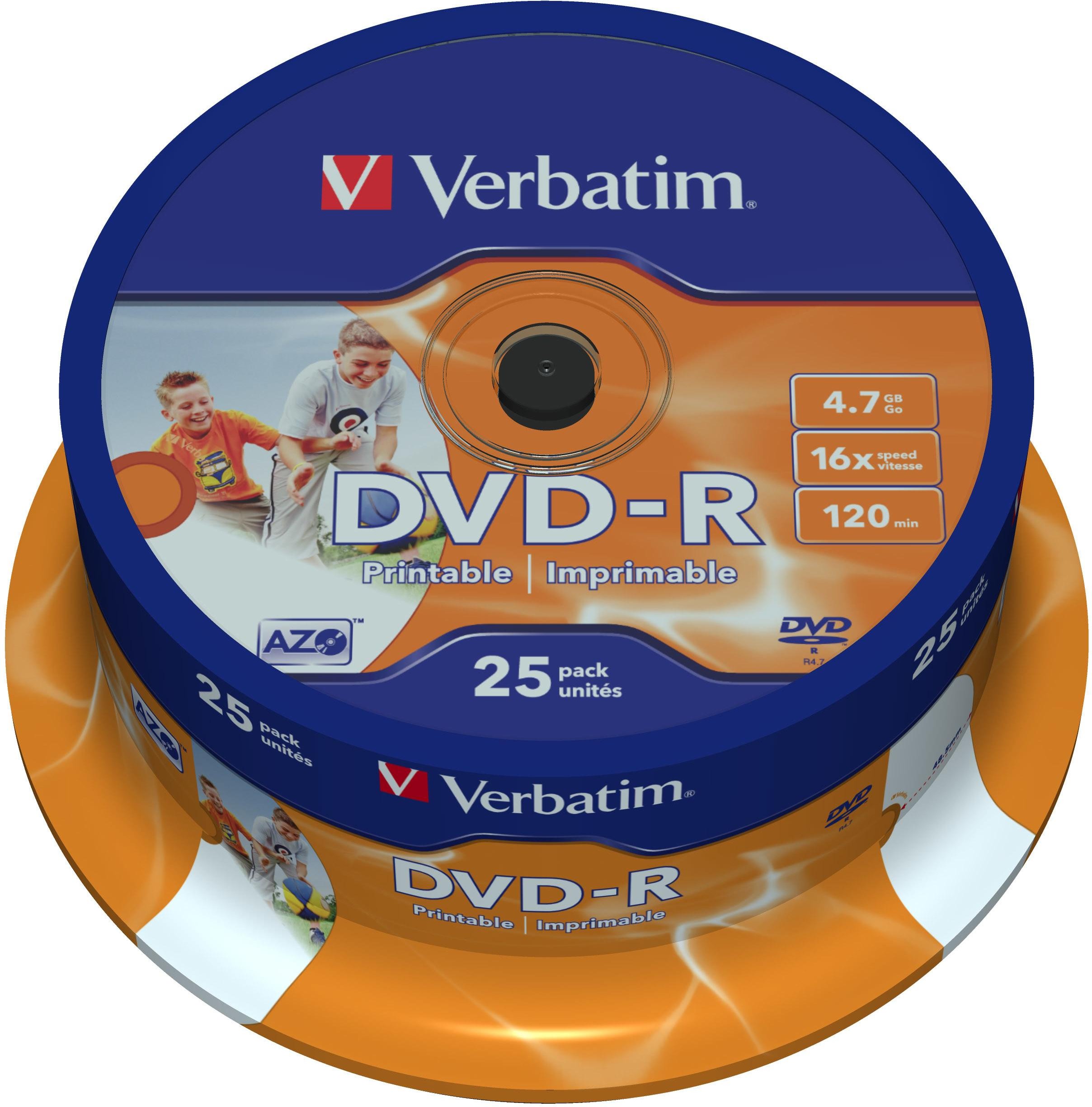 DVD-R 4.7GB 25er-Pack DVD-Rohlinge