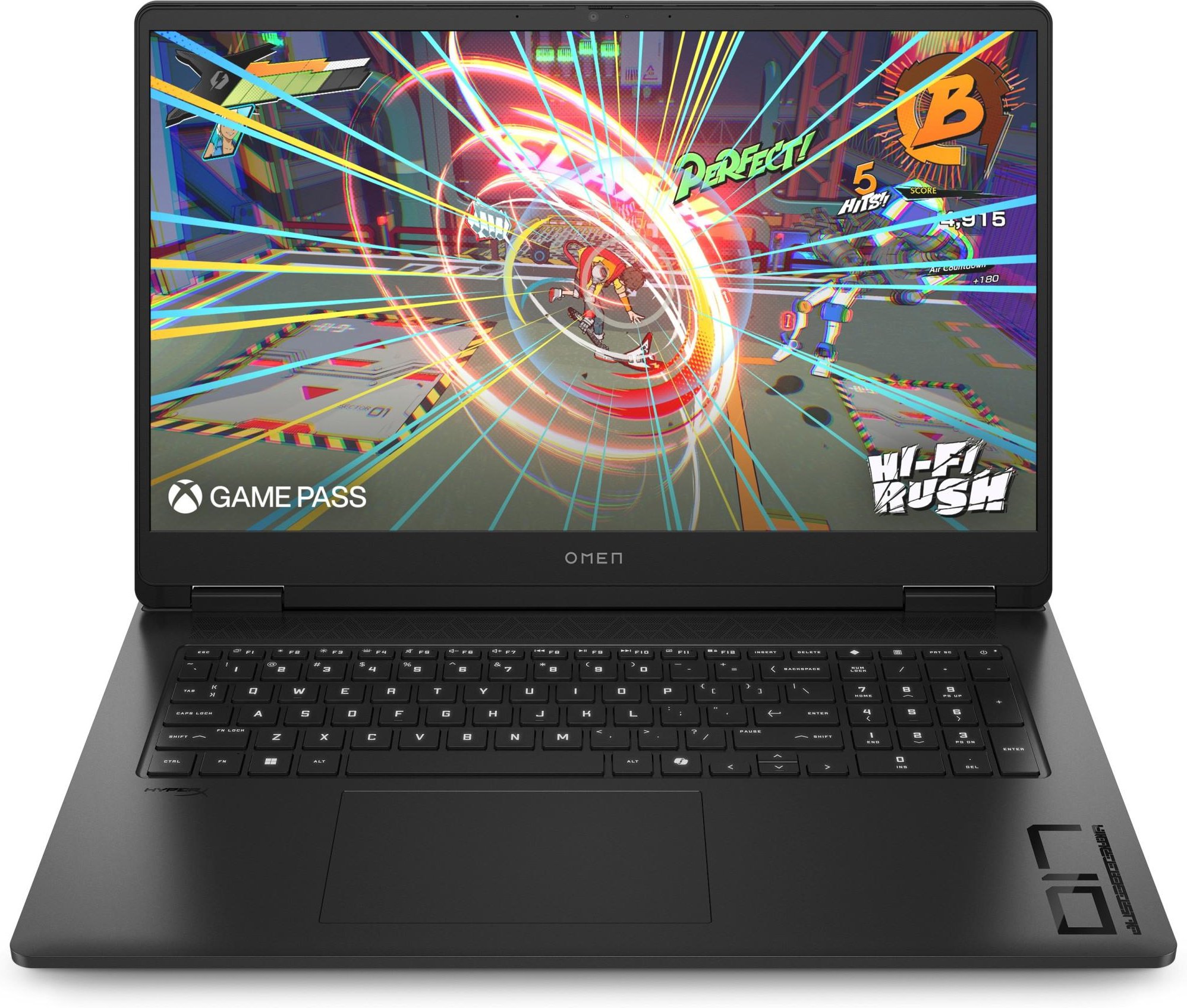 Gaming-Notebook OMEN 17-db0676ng, Schwarz, 17,3 Zoll, Full HD, AMD Ryzen 7 8845HS, 16 GB, 1 TB M.2 SSD, RTX 4070