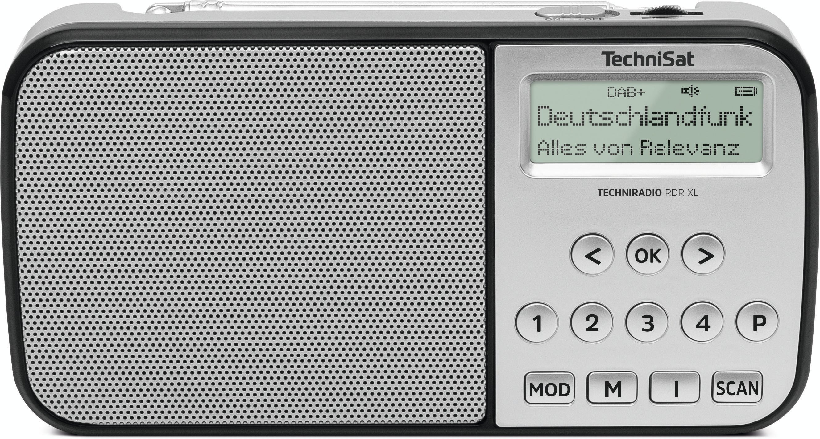TECHNIRADIO RDR XL, silber DAB+ Radio