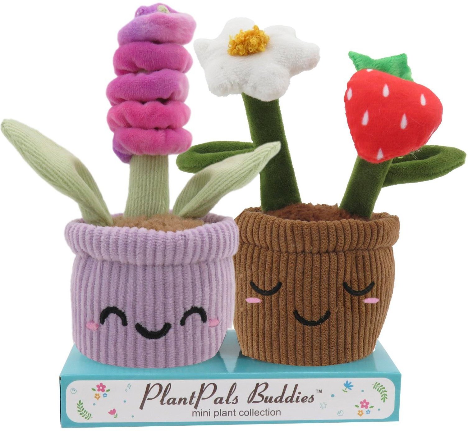 Plantset- Erdbeere + Hyazinthe 15 cm Plüsch Kuscheltier