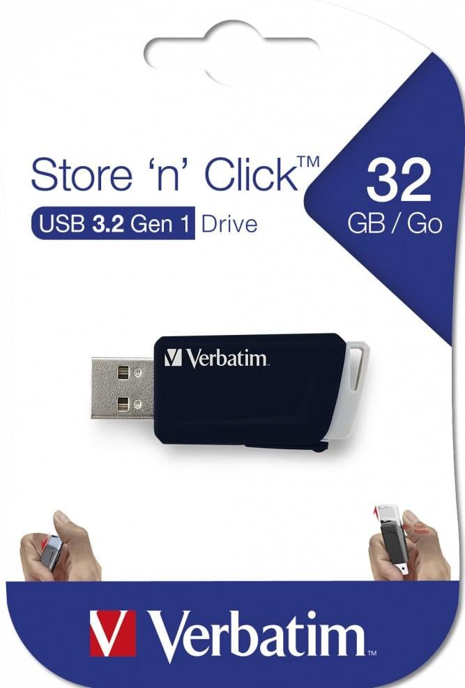 Store 'n' Click USB 3.2 GEN 1 32 GB schwarz USB-Stick