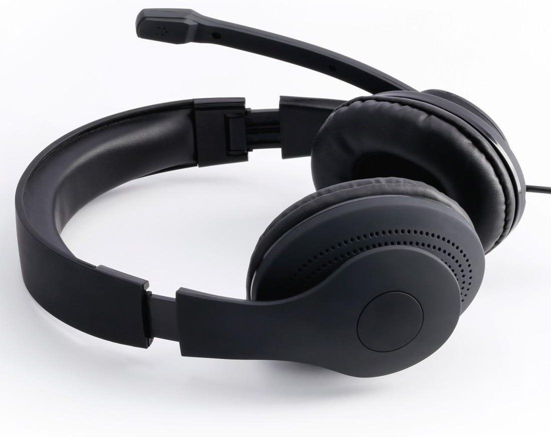 PC-Office-Headset "HS-USB300", Stereo, Schwarz (00139924)