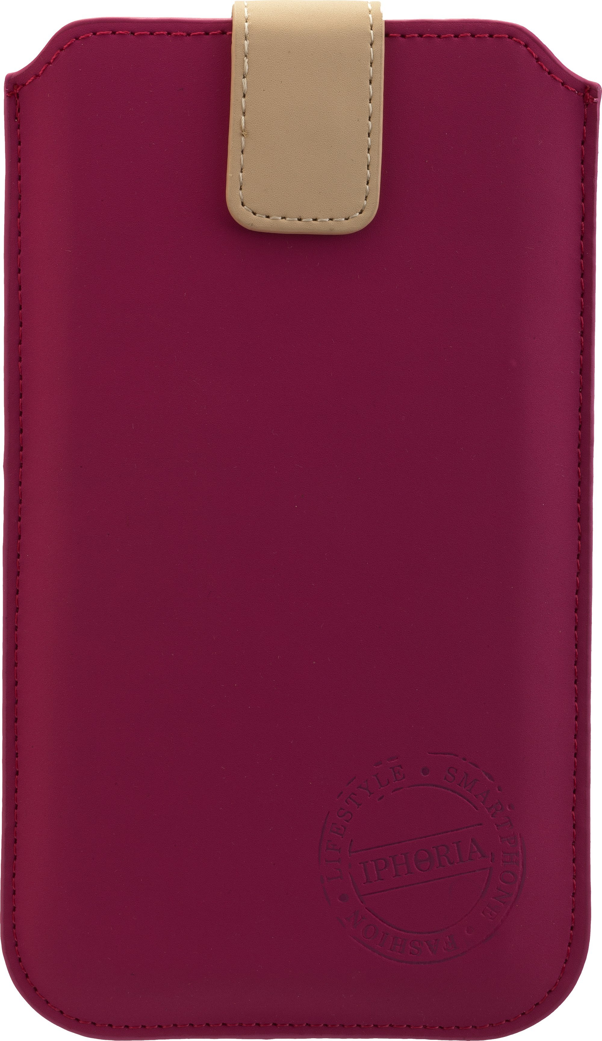 TREND CASE Größe 5.7" bis 6.5" Magenta Handyhülle