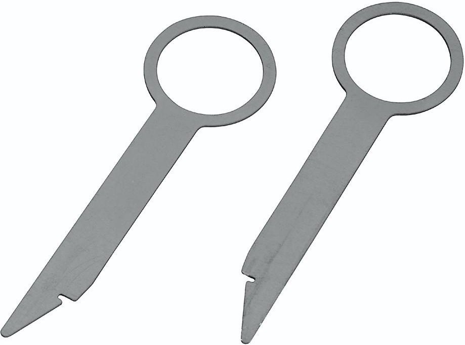 Radio-Entriegelungsschlüssel für Audi, VW, Daimler / Chrysler, 2 Stück (00185821)