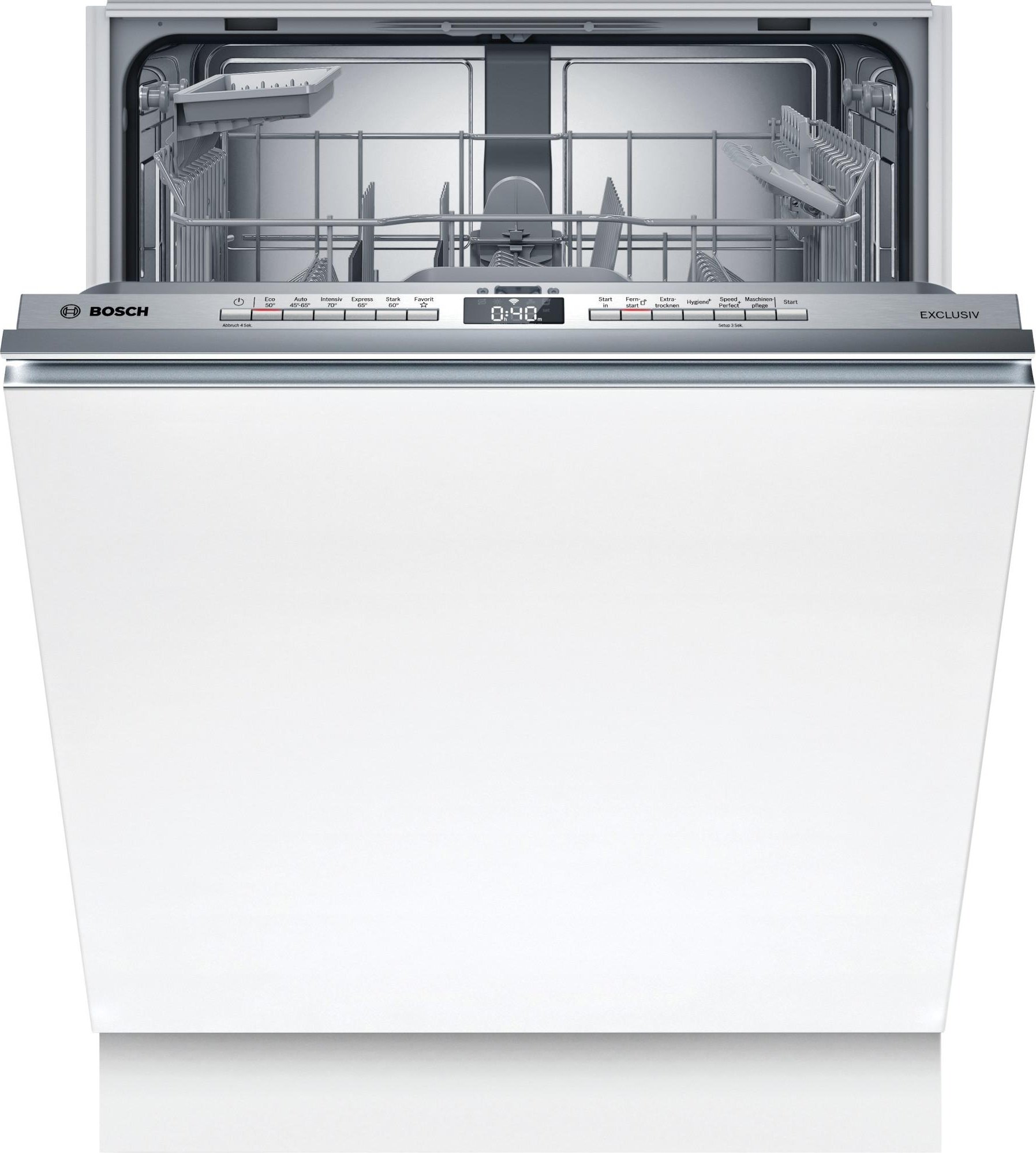 SMV4HUX01D Serie 4 Einbau-Geschirrspüler vollintegriert 60 cm