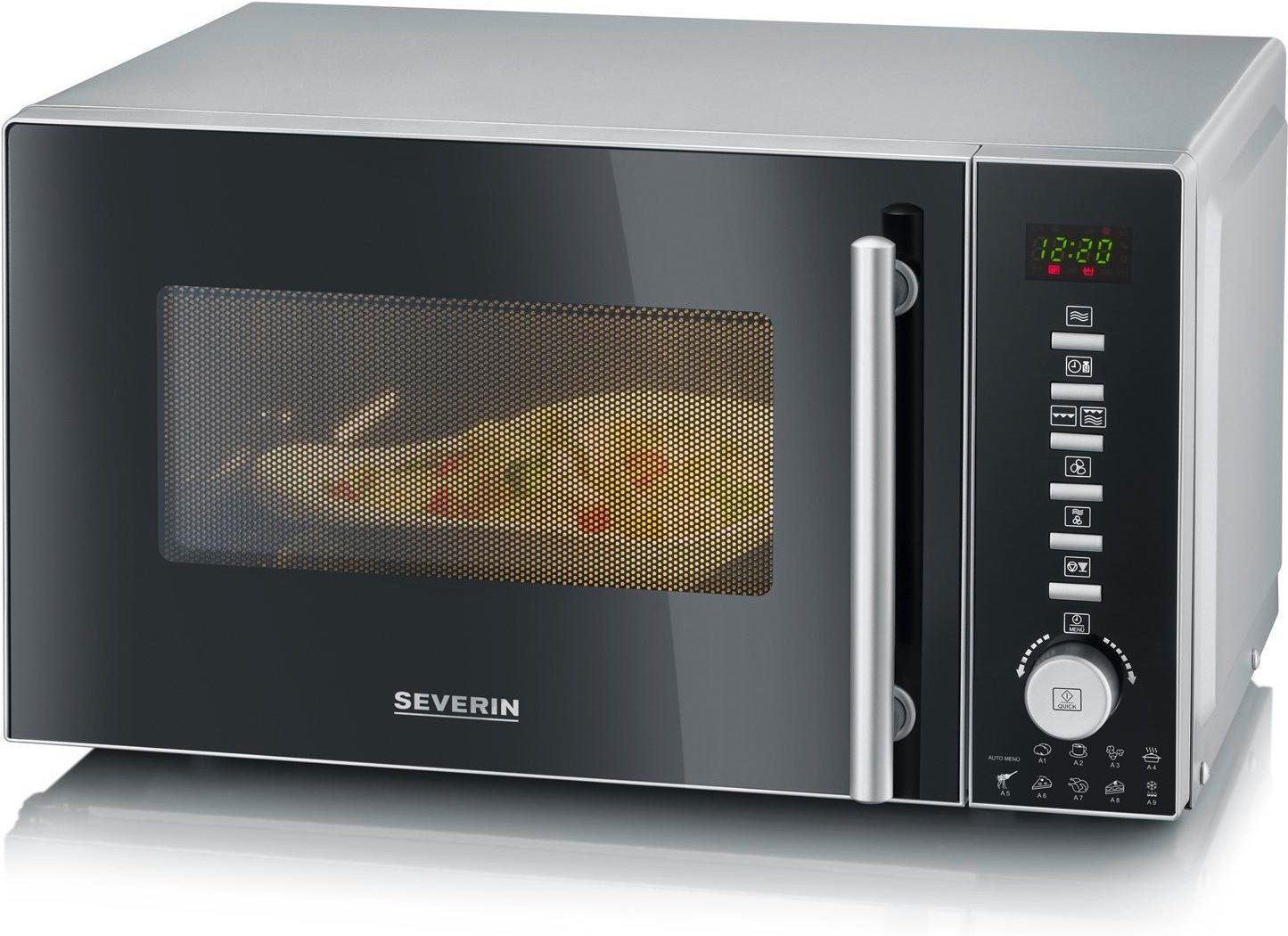 Thumbnail - MW 7773 3-in-1 Mikrowelle mit Grillfunktion und Heißluftfunktion