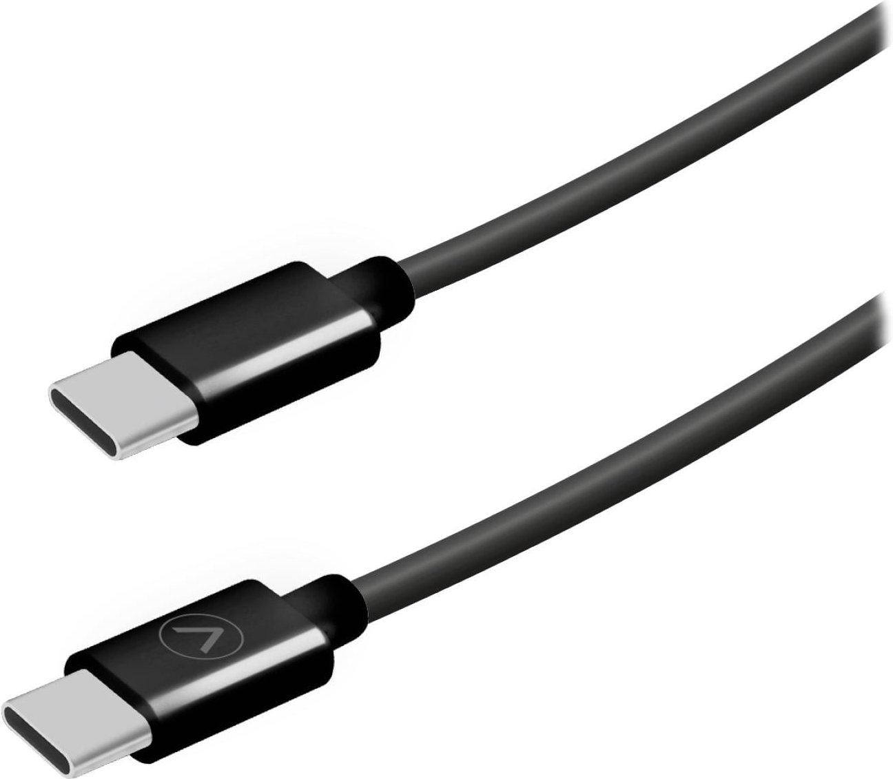 USB-C-Kabel, 0,75 m, Schwarz
