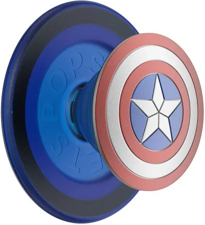 PopGrip MagSafe Enamel Captain America inkl. zusätzlichem Magnetring