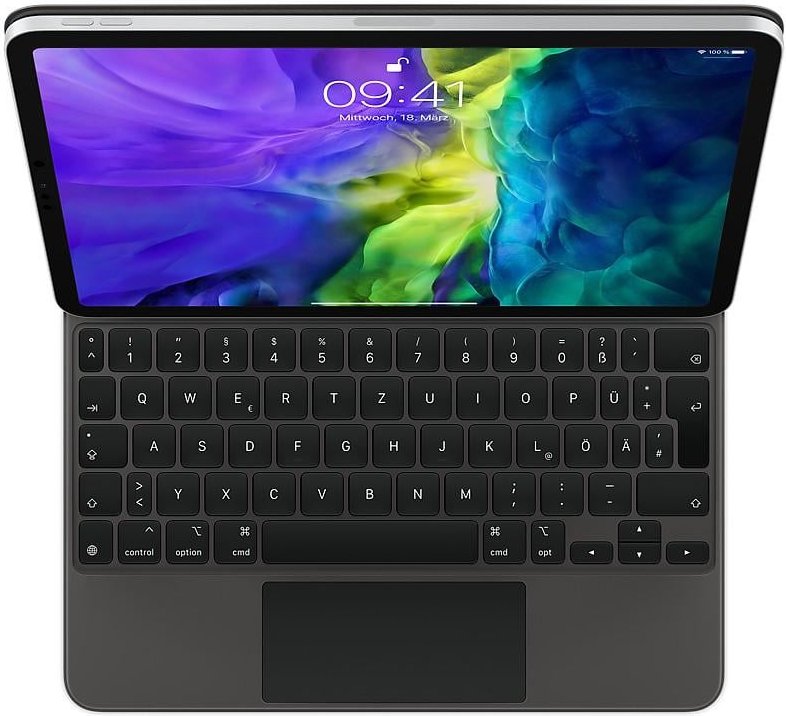 Magic Keyboard für 11" iPad Air (M2) - Deutsch - Schwarz