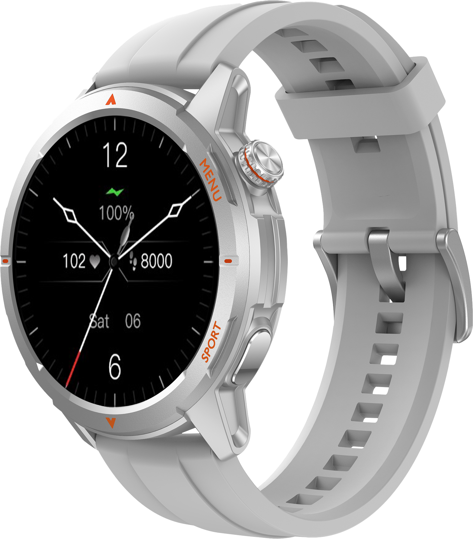 Watch 601, Silber Smartwatch