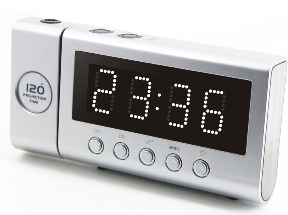 FUR 6100 silber Radiowecker