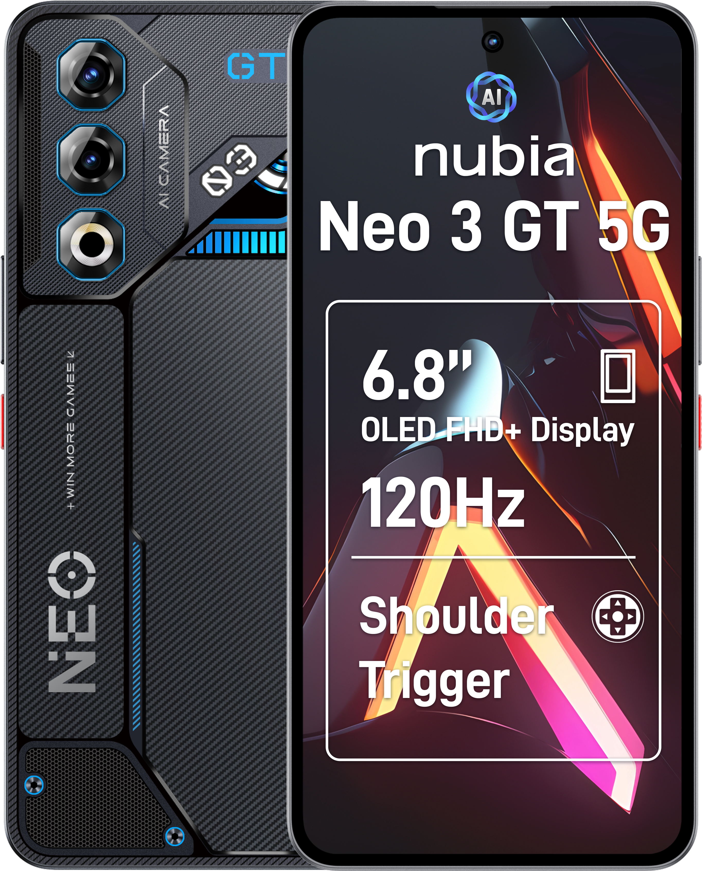 Neo 3 GT 5G 256GB Interstellar Gray Smartphone