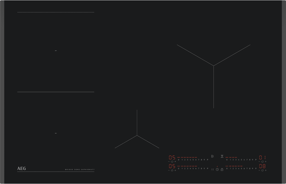TII84B00FZ SaphirMatt Induktionskochfeld (autark)