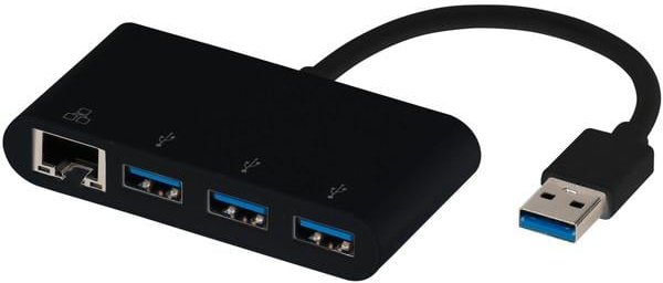 USB Type-A Netzwerk Adapter + HUB (39638)