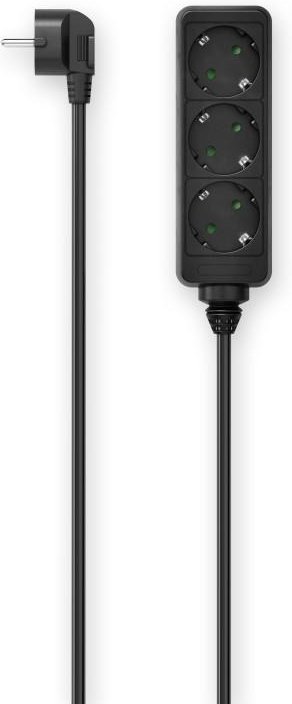 Thumbnail - Steckdosenleiste, 3-fach, 1,4 m, Schwarz (00223003)