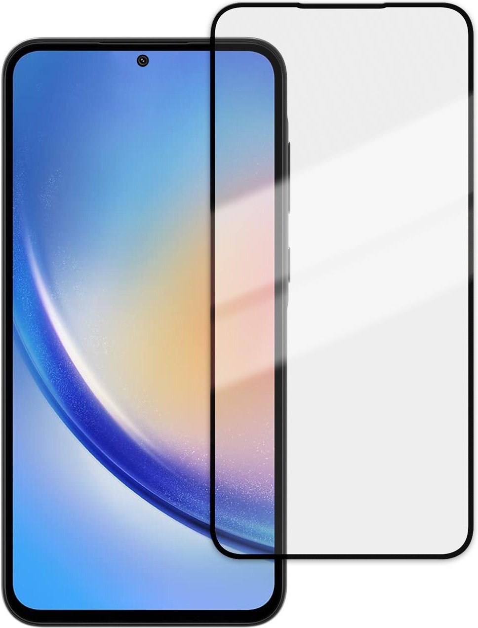 Full Screen Displayschutzglas für Galaxy A35 5G (64100)