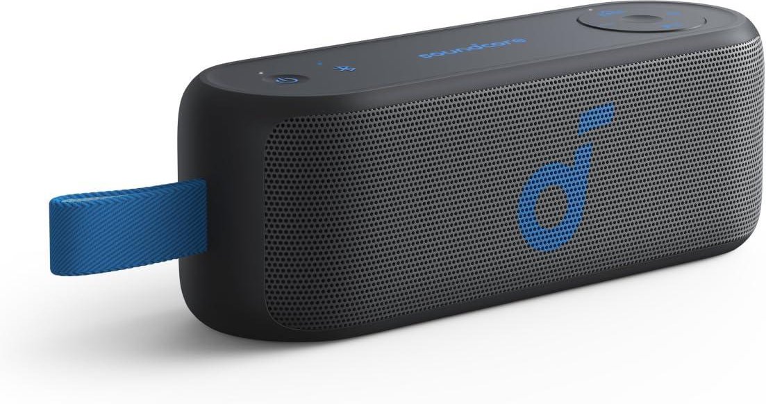 Select 3 grau blau Bluetooth-Lautsprecher