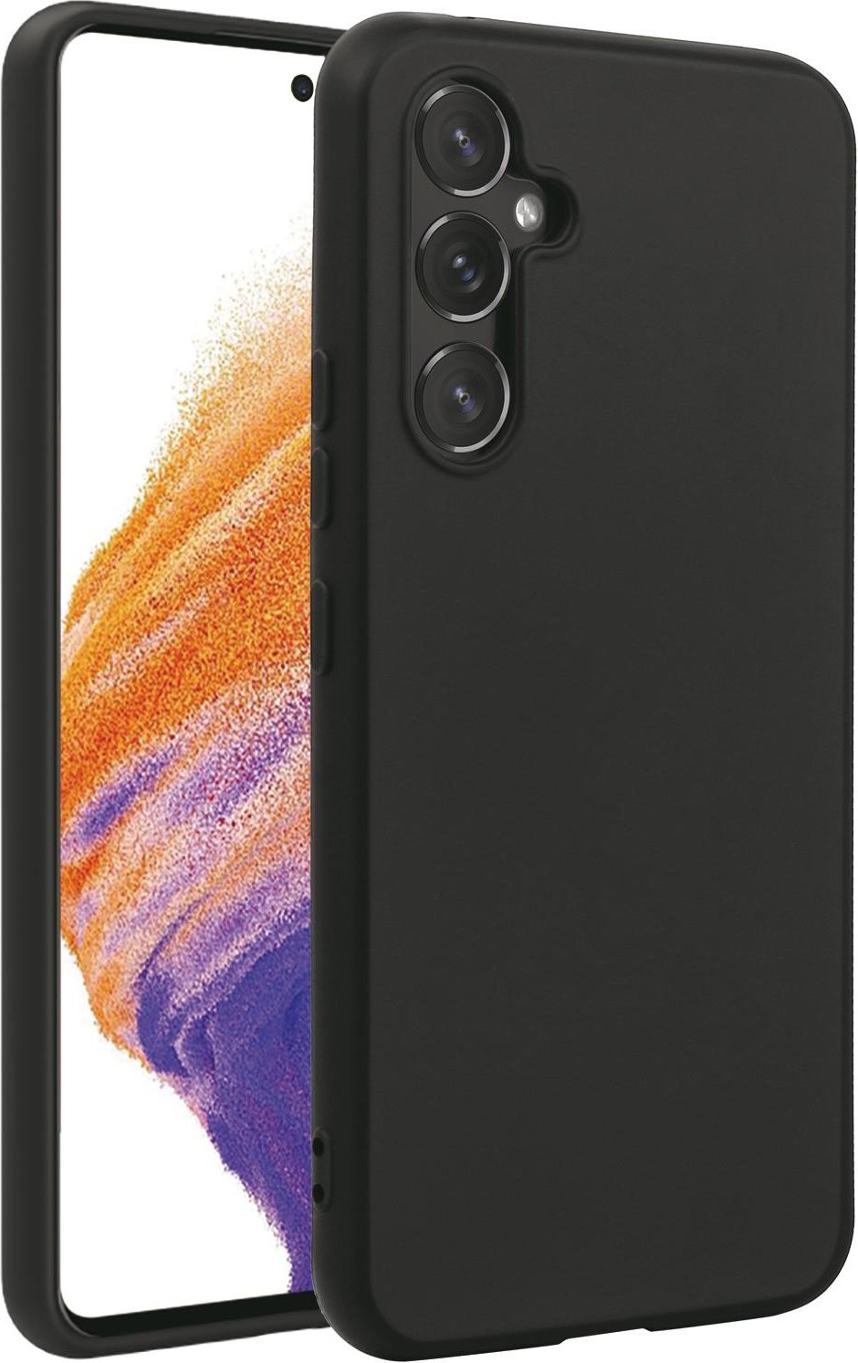 Fusion Cover, Schutzhülle für Samsung Galaxy A54 5G Schwarz (63548) Handyhülle