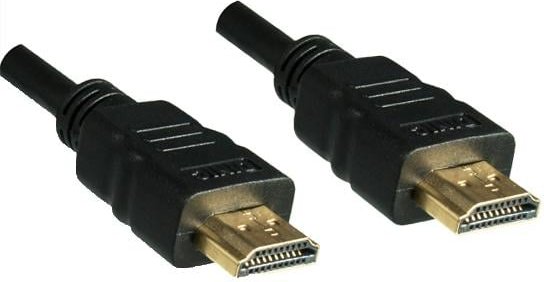 HDMI Kabel 19-pol A St. auf A St., 2m, High Speed, schwarz