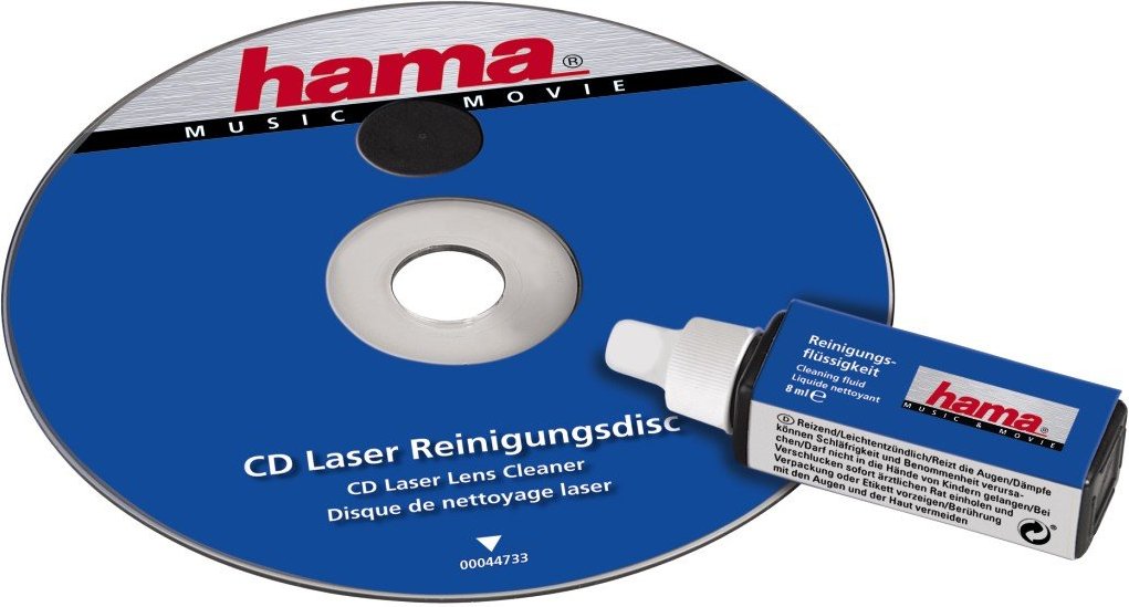 CD-Laserreinigungsdisc, mit Reinigungsflüssigkeit, einzeln verpackt (00044733)