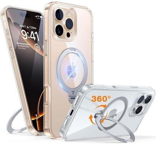 360° drehbarer Magnetfuß für 16 Pro Max, Transparent