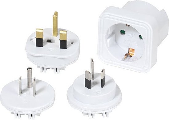 Reisestecker Set Welt, 4 teilig (36218)