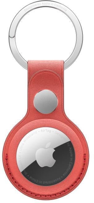 AirTag Feingewebe Schlüsselanhänger - Koralle