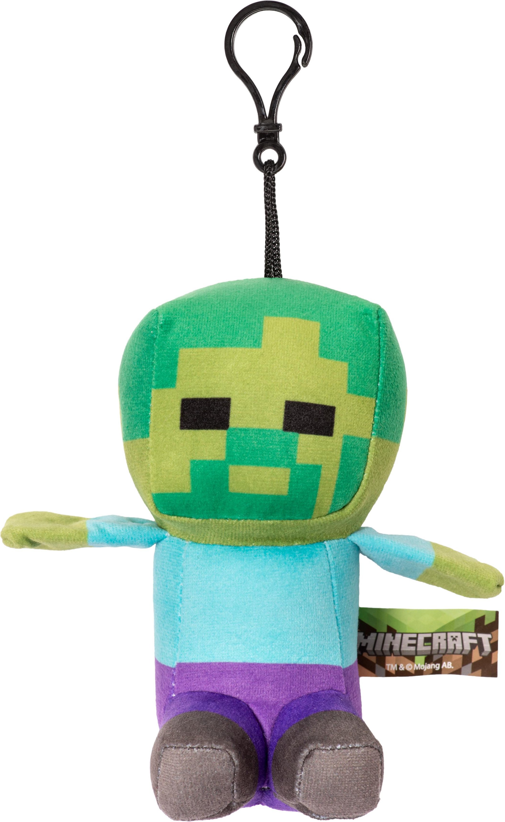 Minecraft: Clip-on Zombie Plüsch 15cm Kuscheltier