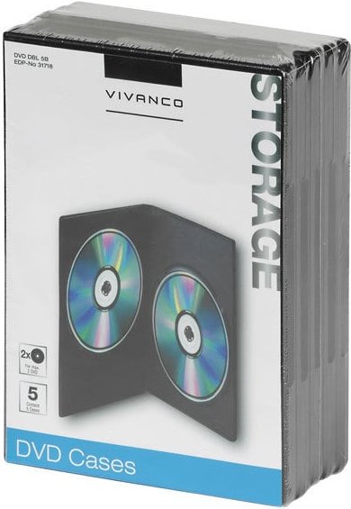 DVD DOUBLE Case, 5er Pack (31718)