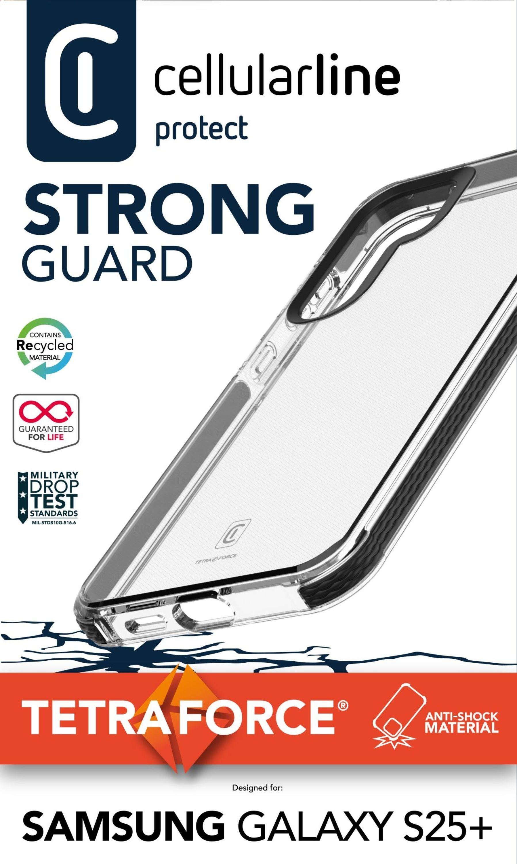Hard Case Tetra Force Strong Guard für Samsung S25+ Clear (61015)