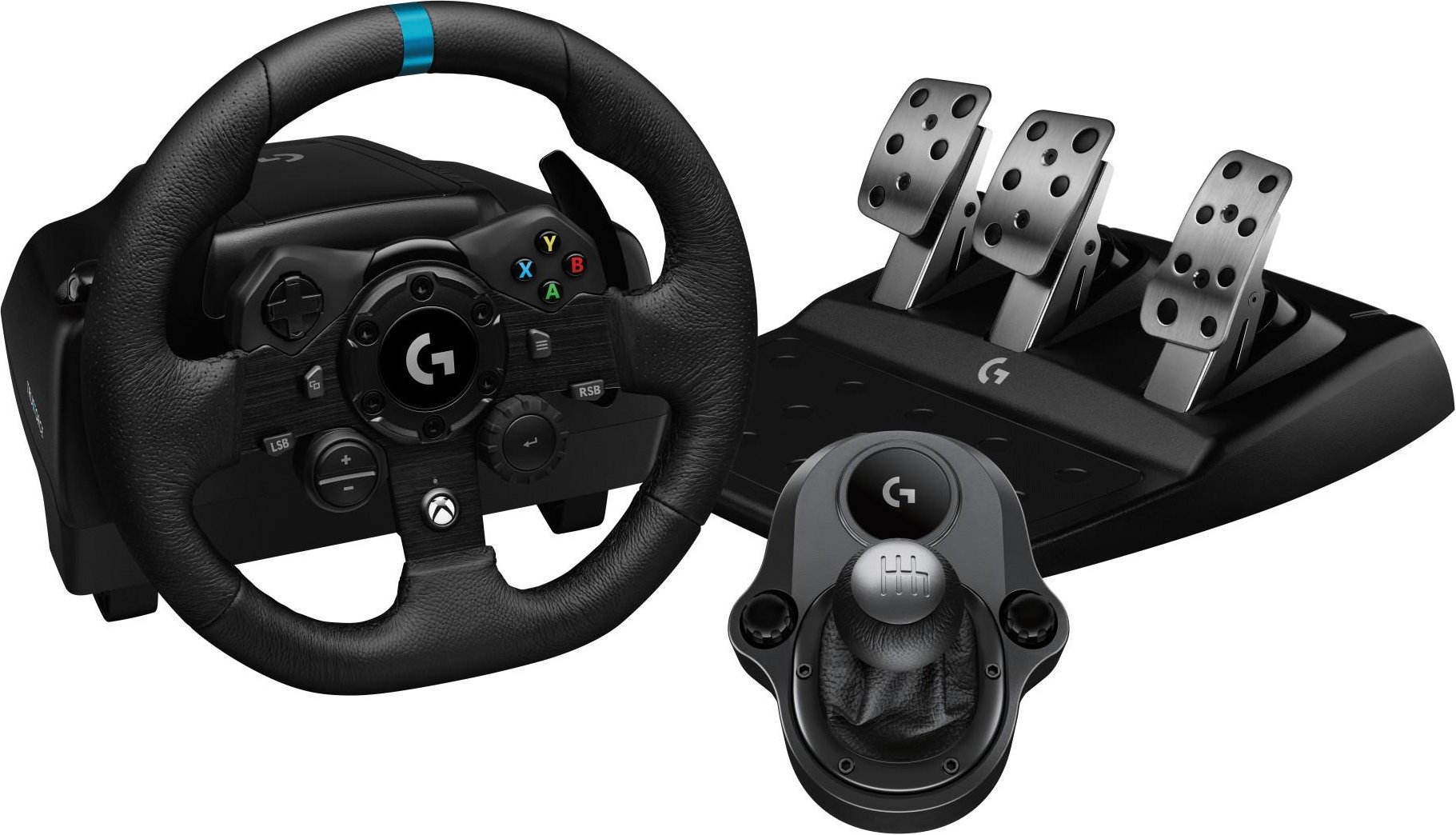 G923 Racing Wheel + Pedals + Driving Force Shifter für Xbox One and PC