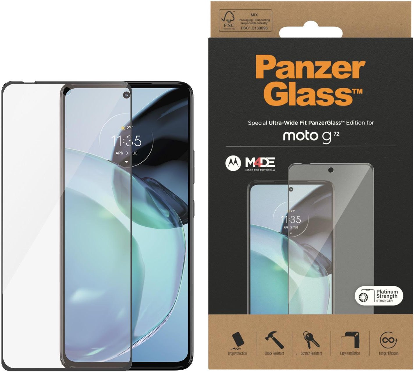 Dislayschutzglas für moto g72 Schutzglas