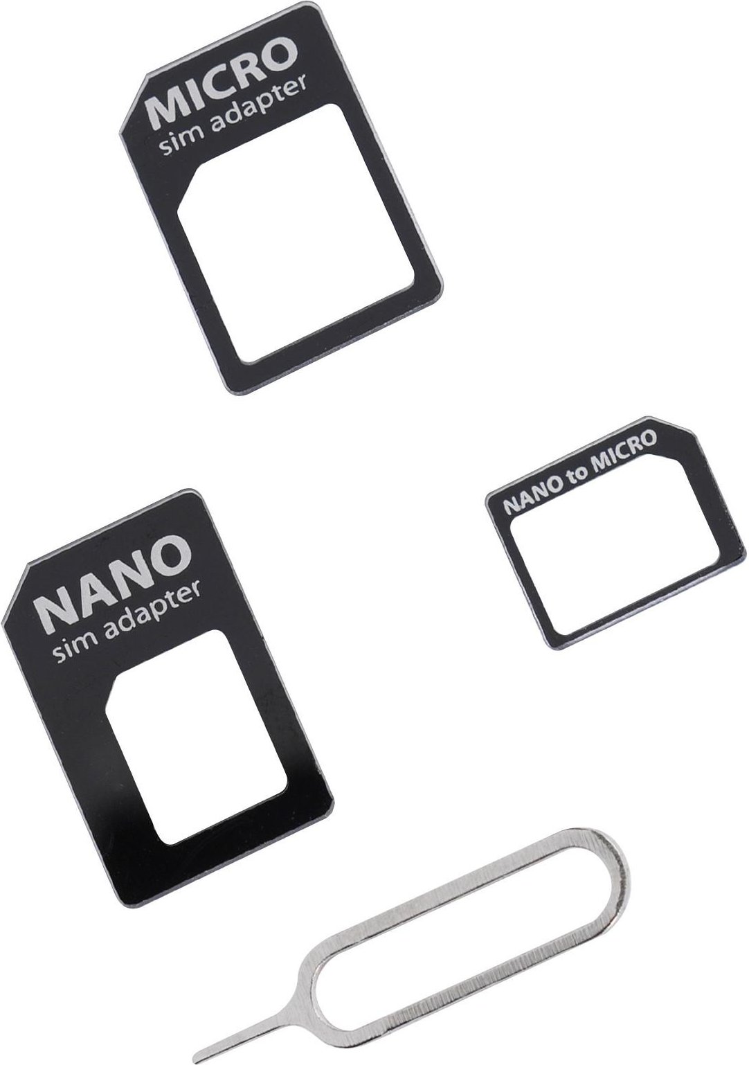 SIM Adapter Set für Micro und Nano SIM (62211)